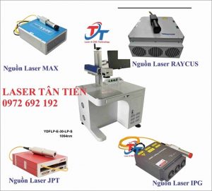 Một số dòng nguồn laser fiber: Rayccus, Max, JPT, IPG