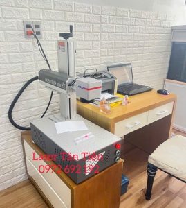 Máy khắc Laser Kim Loại 20W khung mini nhỏ gọn