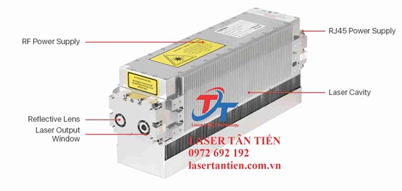 Ống Phóng Kim Loại - Nguồn laser CO2 RF