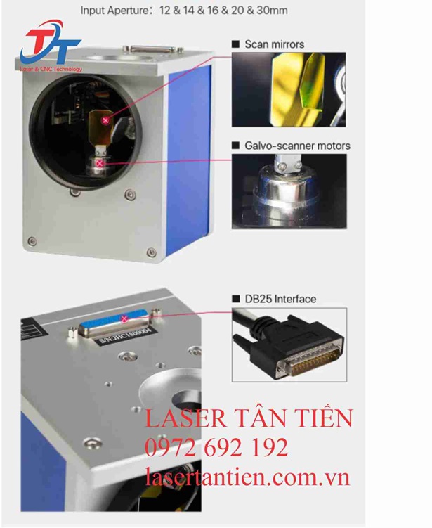 Đầu khắc Laser CO2