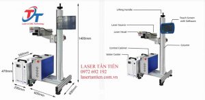 Máy khắc laser dạng bay khắc tự động