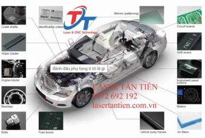 Máy khắc laser kim loại trong công nghiệp ô tô